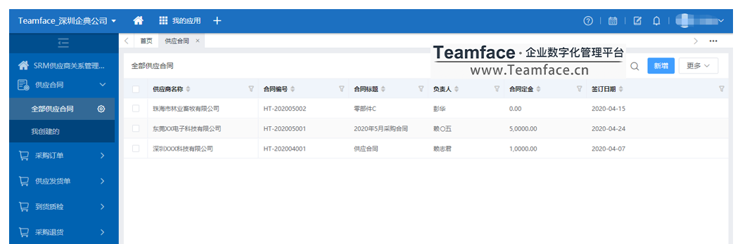 SRM供应商管理常见问题及解决，teamface-企典给你答案