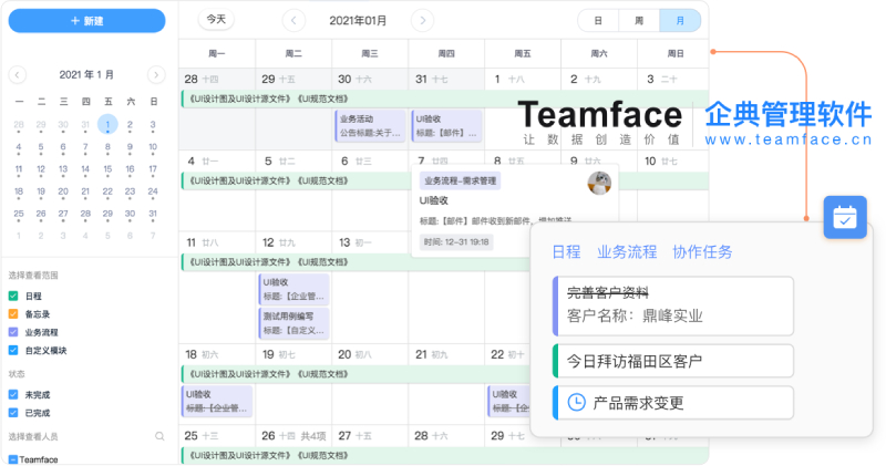 人事管理系统，帮助企业在业务管理过程中“选人-用人-育人-留人”