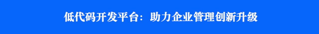 低代码开发平台：企业创新发展新动力，十年经验洞察！